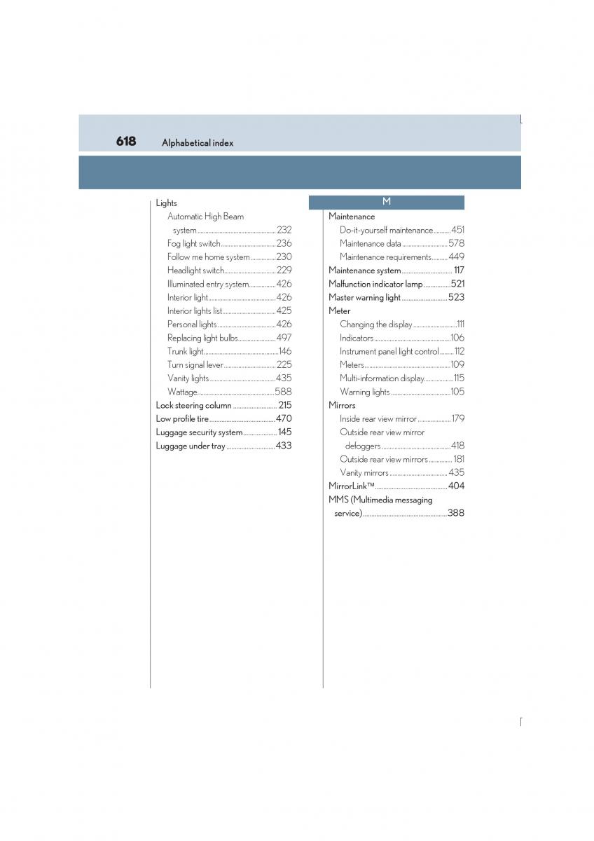 Lexus IS300h III 3 owners manual / page 618