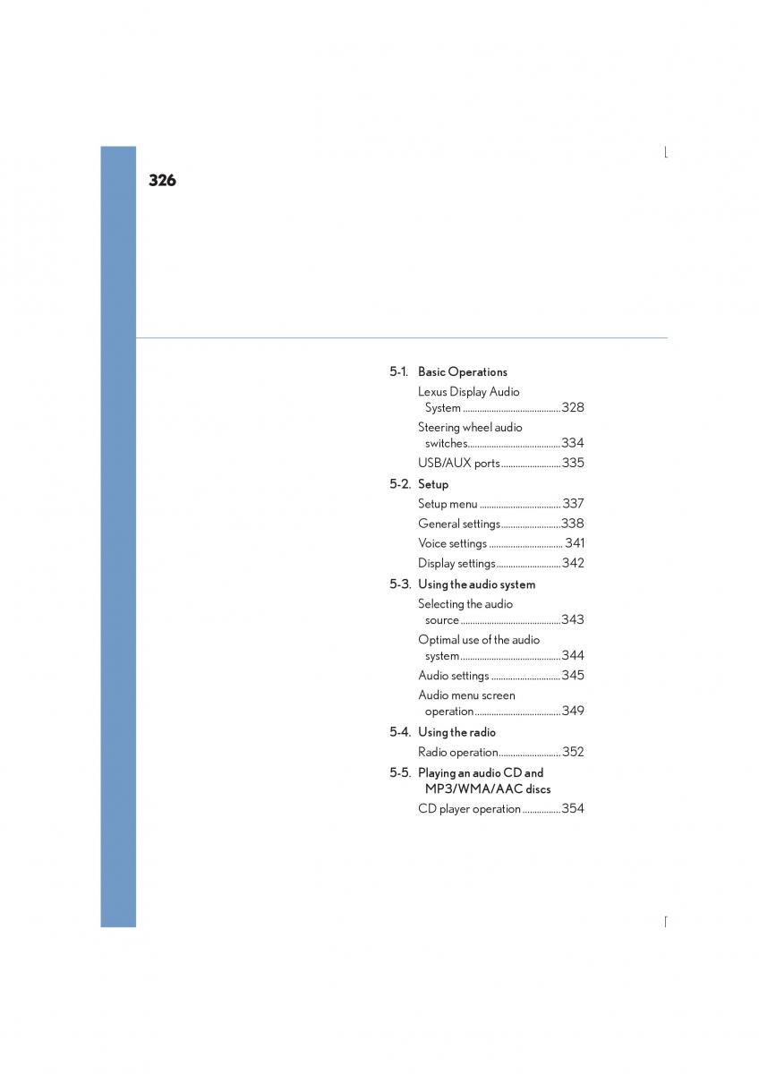 Lexus IS300h III 3 owners manual / page 326