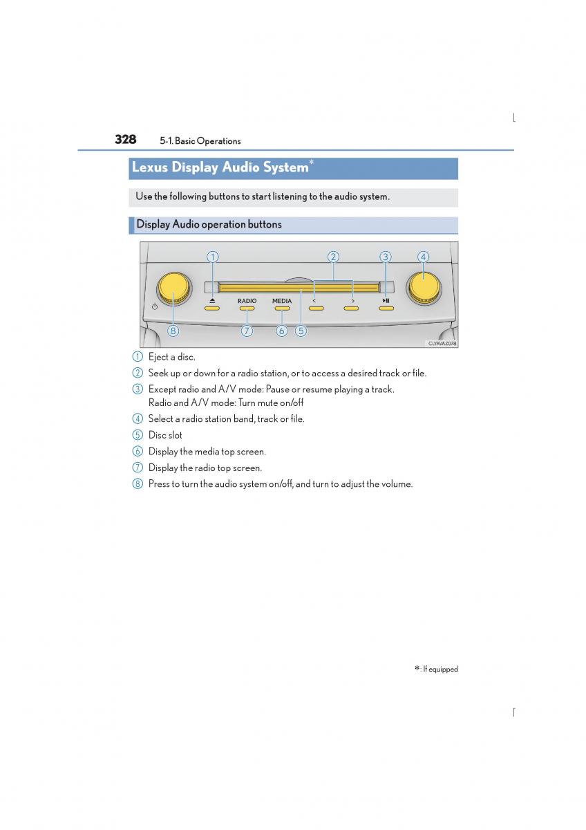 Lexus IS300h III 3 owners manual / page 328