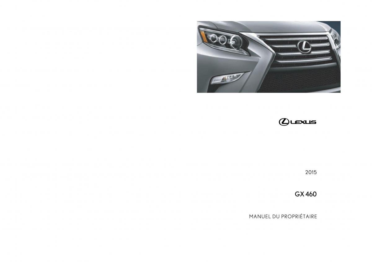 Lexus GX II 2 manuel du proprietaire / page 1