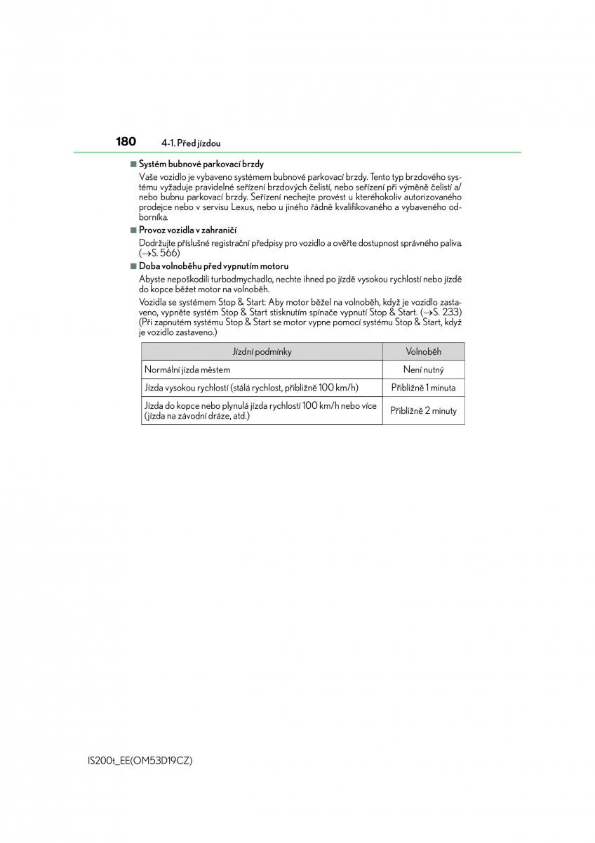Lexus IS200t III 3 navod k obsludze / page 180