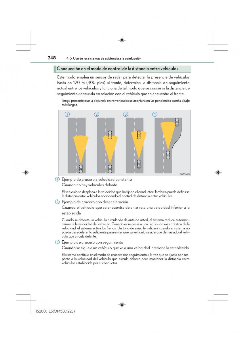 Lexus IS200t III 3 manual del propietario / page 248