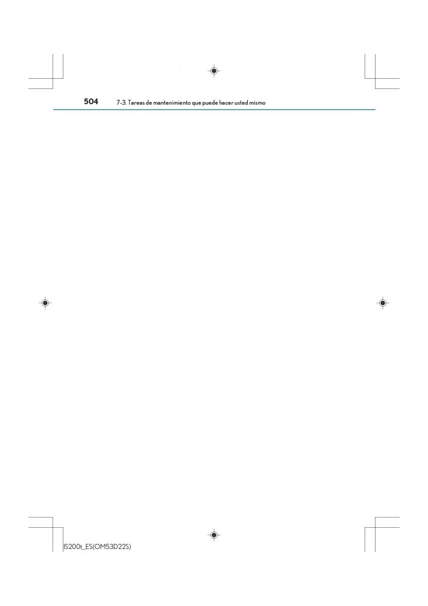 Lexus IS200t III 3 manual del propietario / page 504