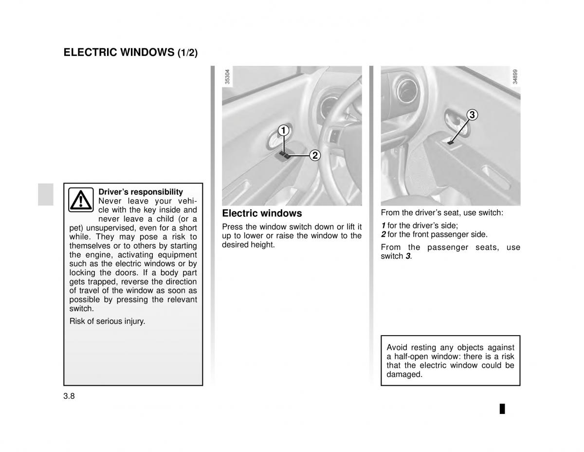 Dacia Dokker owners manual / page 116