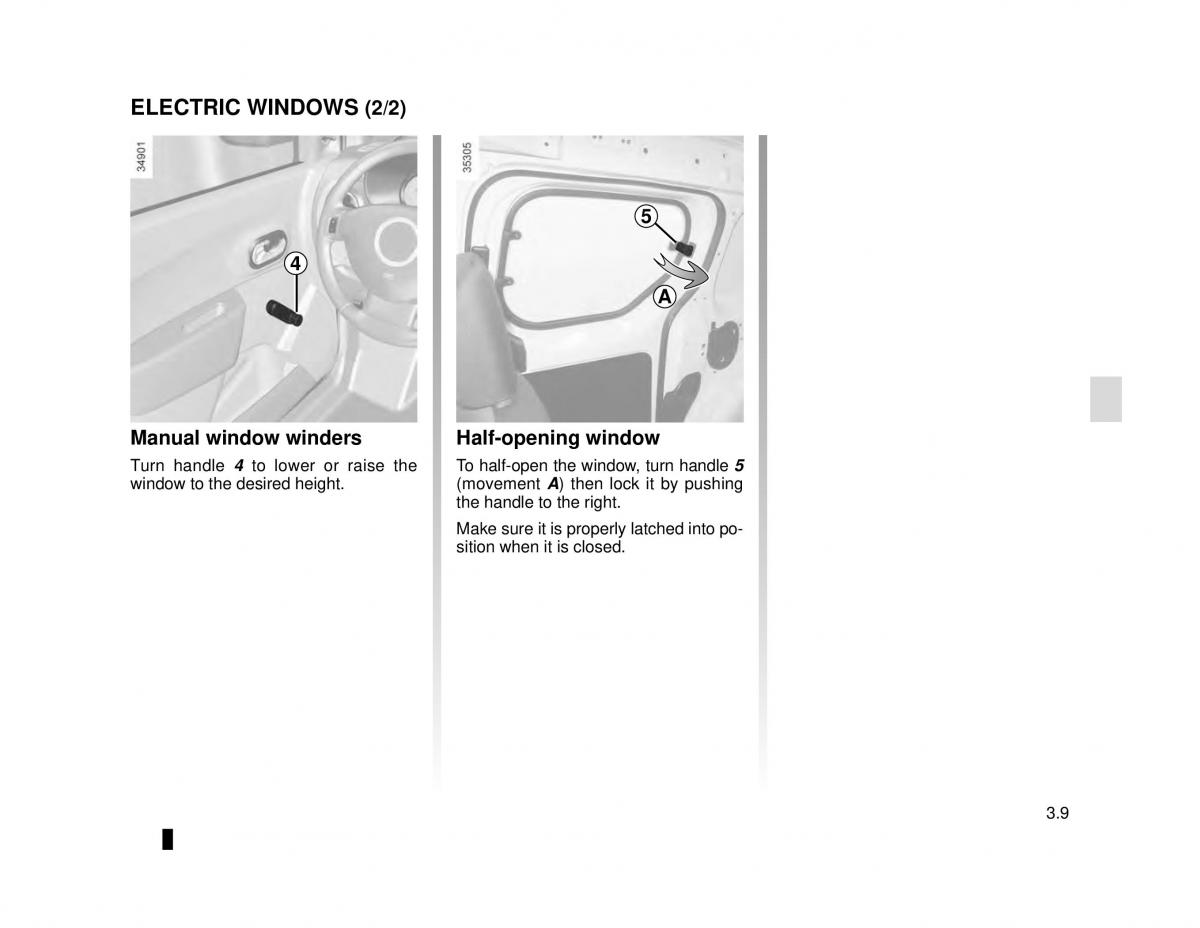 Dacia Dokker owners manual / page 117