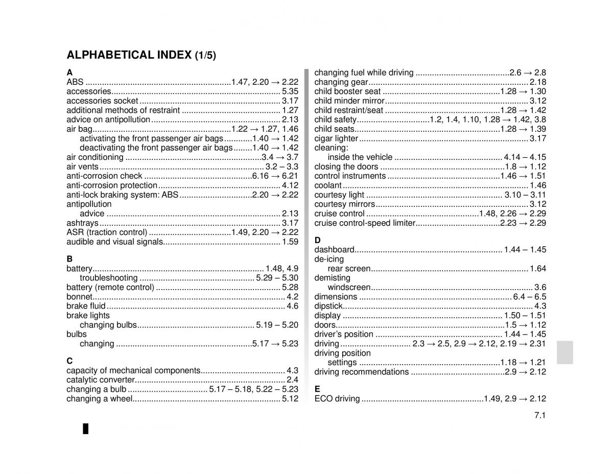 manual  Dacia Dokker owners manual / page 213