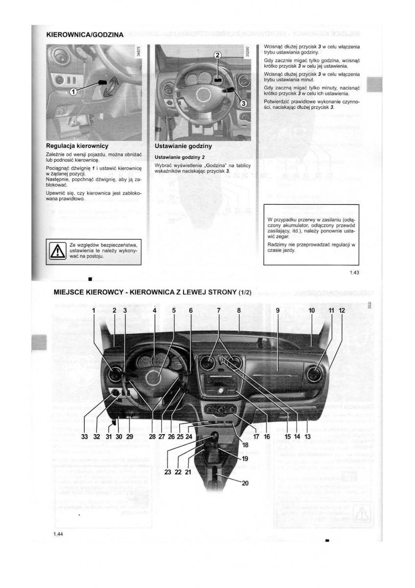 Dacia Dokker instrukcja obslugi / page 16