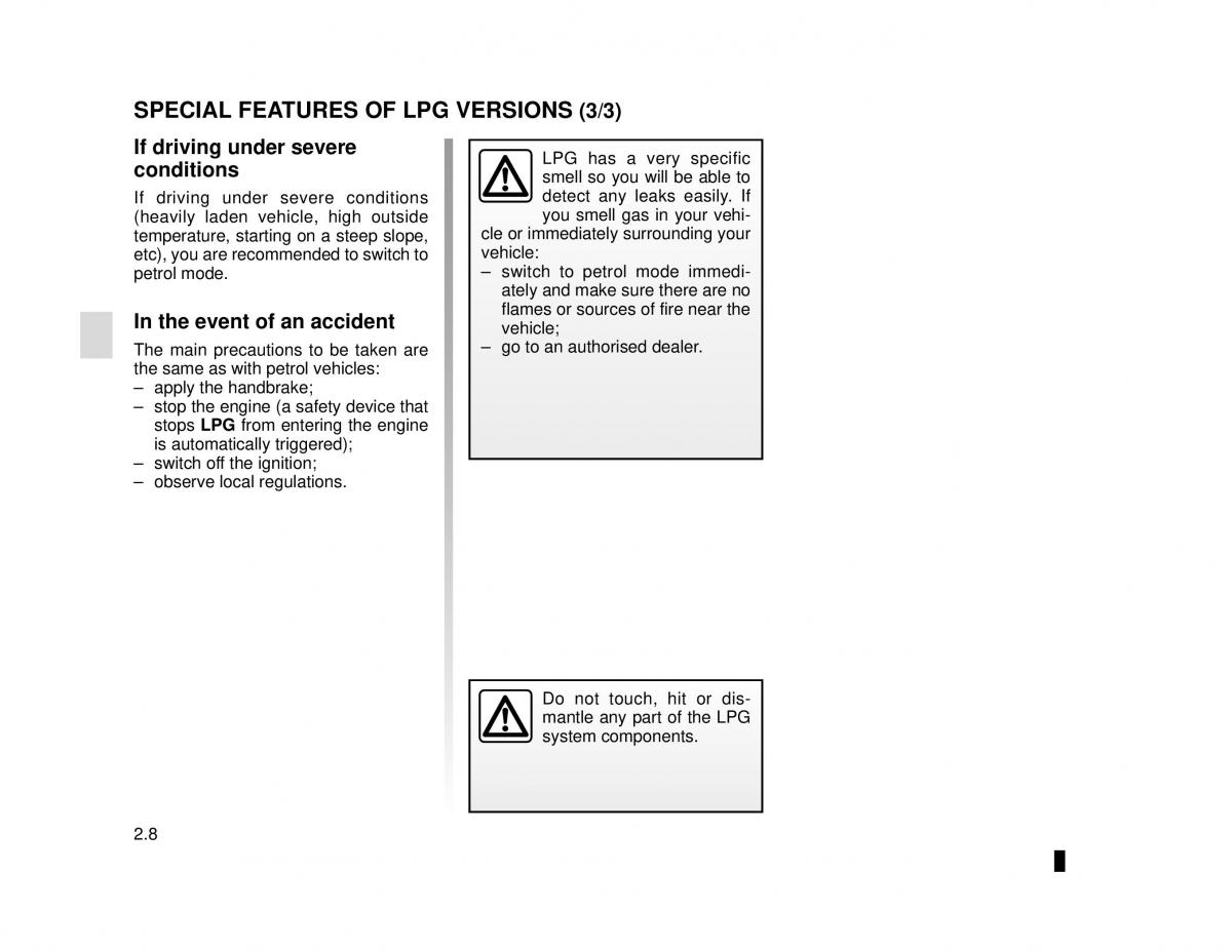 Dacia Lodgy owners manual / page 78
