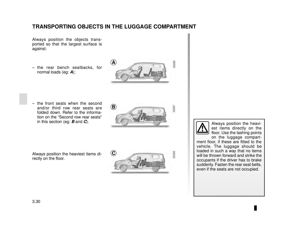 Dacia Lodgy owners manual / page 132