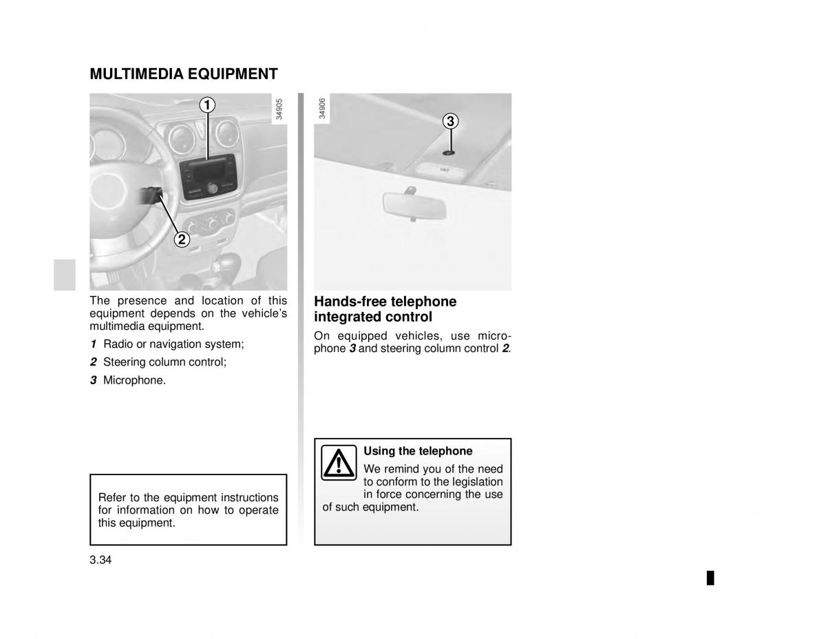Dacia Lodgy owners manual / page 136