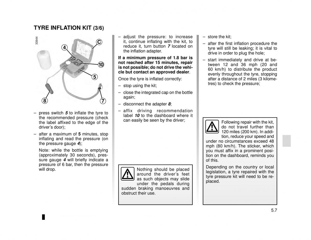 Dacia Lodgy owners manual / page 159