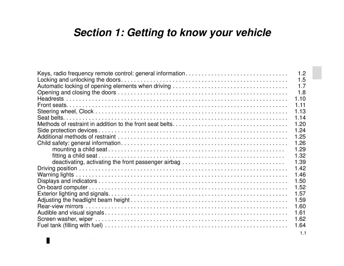 manual  Dacia Logan MCV Sandero II 2 owners manual / page 7