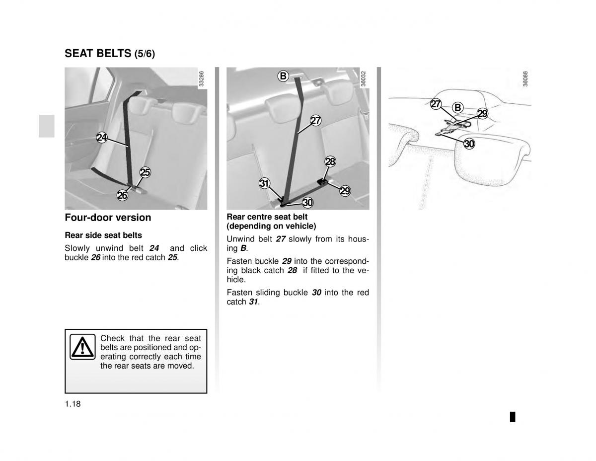 Dacia Logan MCV Sandero II 2 owners manual / page 24