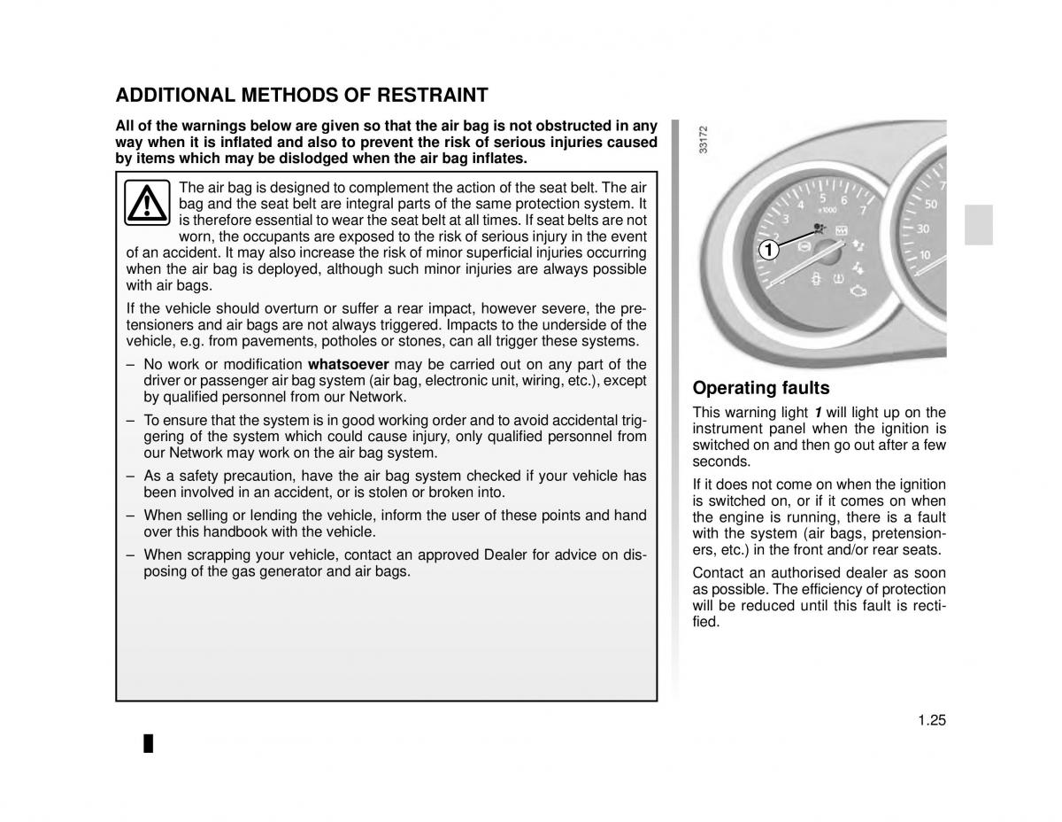 Dacia Logan MCV Sandero II 2 owners manual / page 31