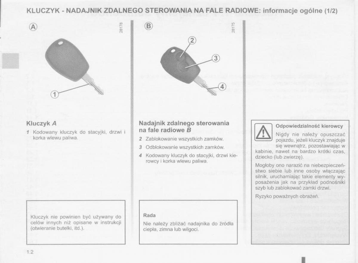 manual  Dacia Logan MCV Sandero II 2 instrukcja / page 6