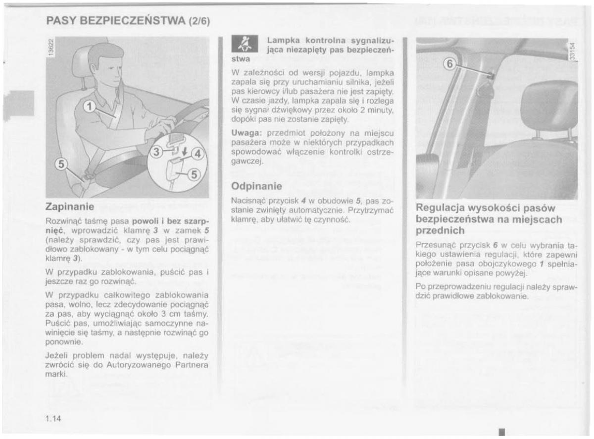 Dacia Logan MCV Sandero II 2 instrukcja obslugi / page 18
