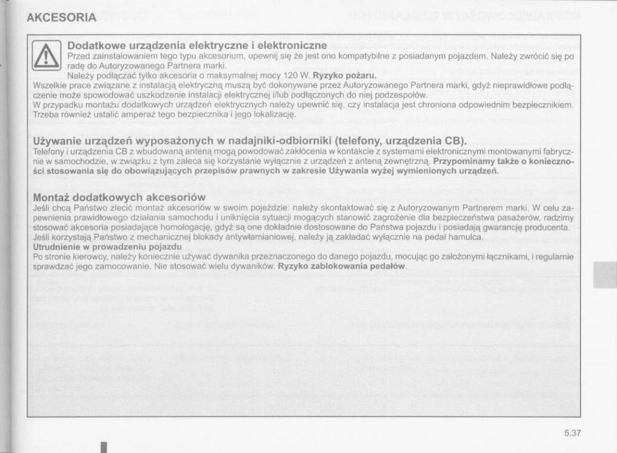 Dacia Logan MCV Sandero II 2 instrukcja obslugi / page 186