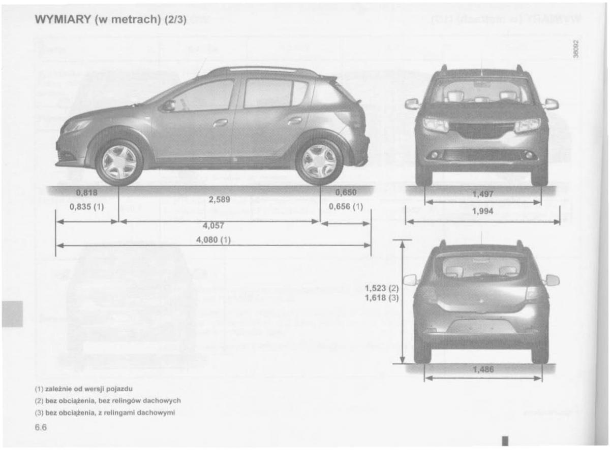 Dacia Logan MCV Sandero II 2 instrukcja obslugi / page 197