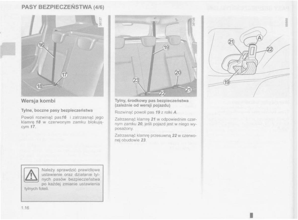 Dacia Logan MCV Sandero II 2 instrukcja obslugi / page 20