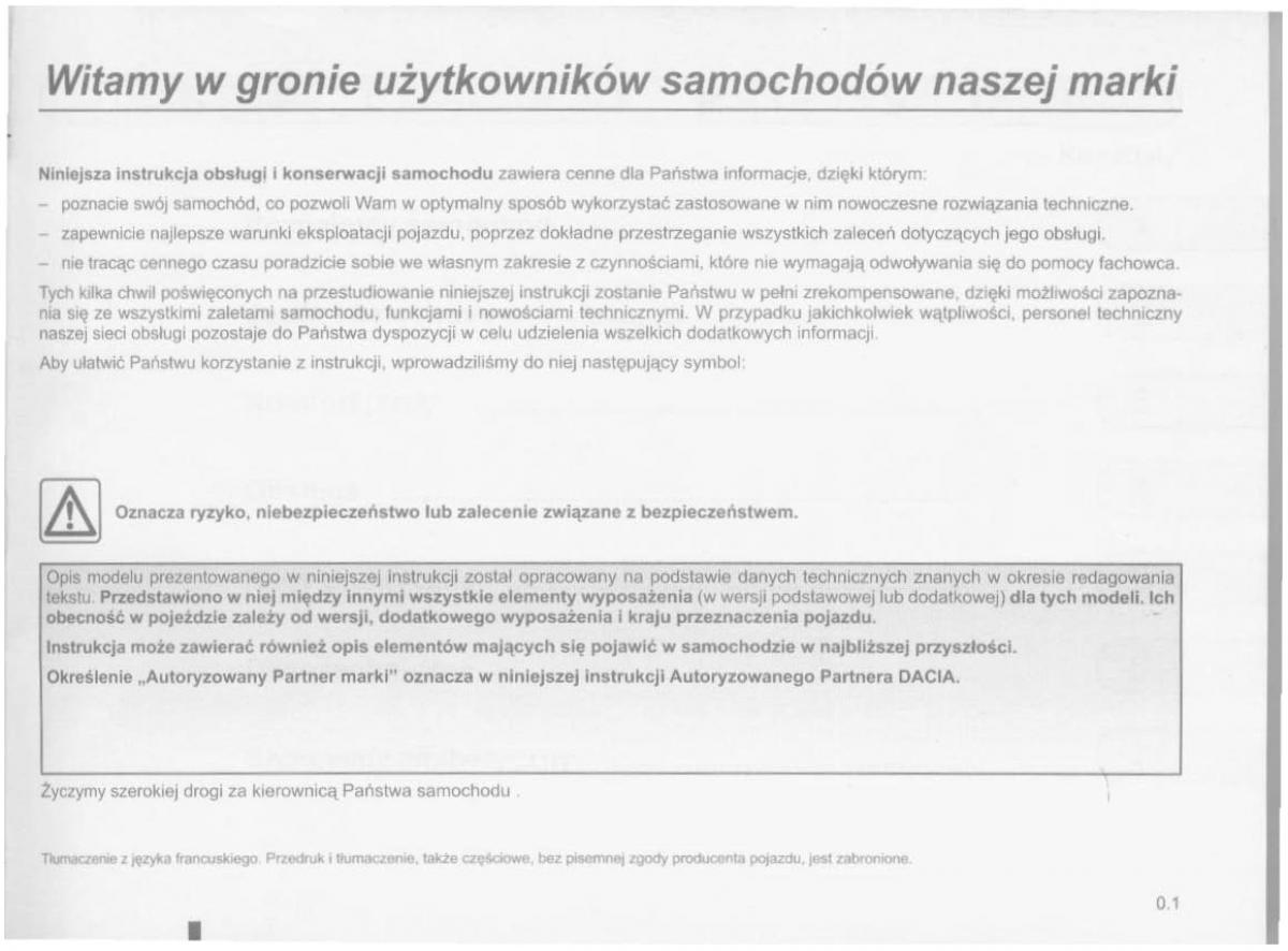 manual  Dacia Logan MCV Sandero II 2 instrukcja / page 3