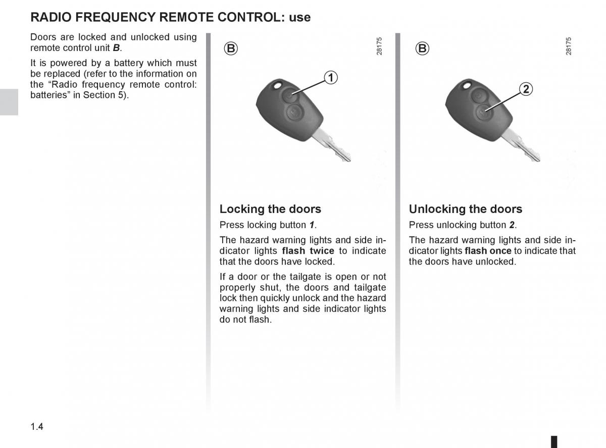 manual  Dacia Sandero I 1 owners manual / page 10