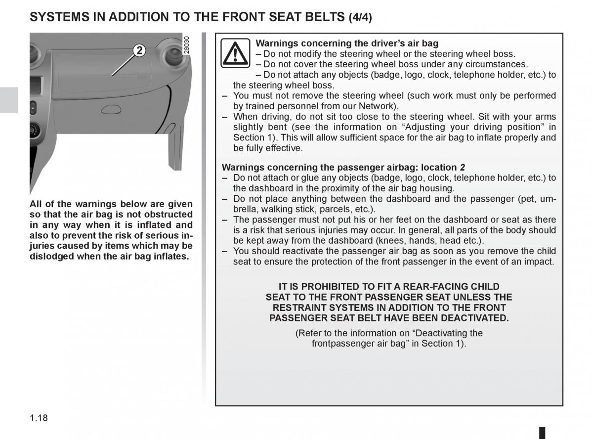 manual  Dacia Sandero I 1 owners manual / page 24