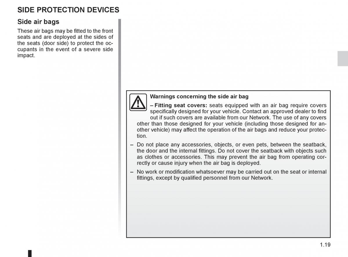 Dacia Sandero I 1 owners manual / page 25