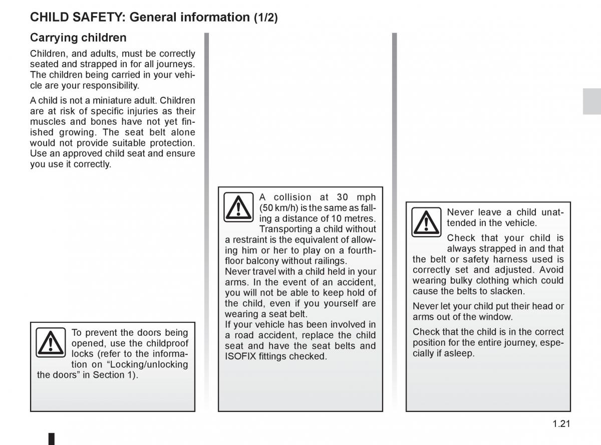 Dacia Sandero I 1 owners manual / page 27