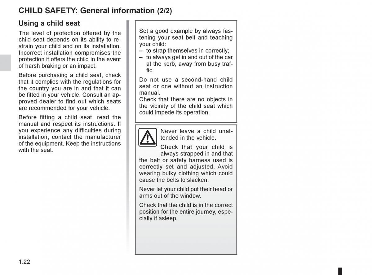 Dacia Sandero I 1 owners manual / page 28