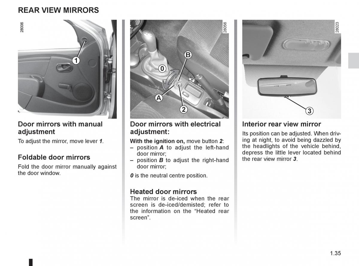 Dacia Sandero I 1 owners manual / page 41