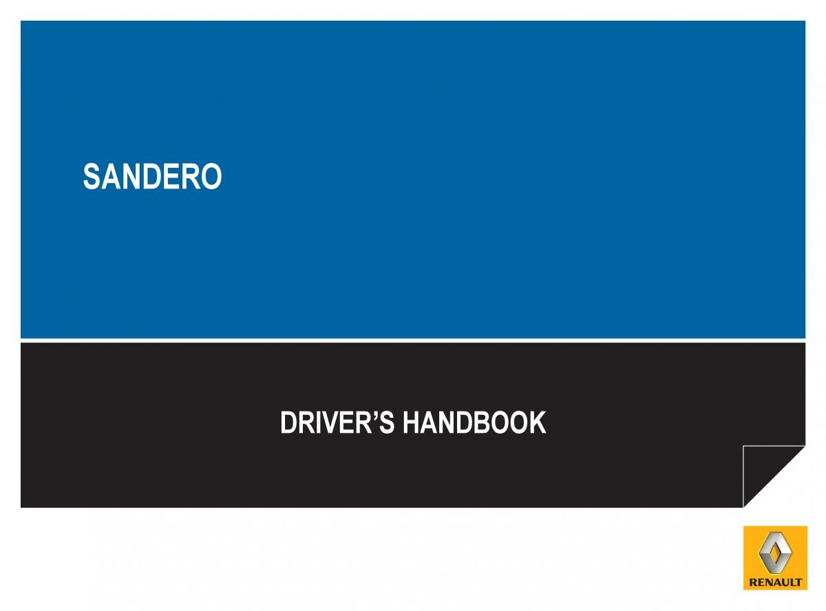 manual  Dacia Sandero I 1 owners manual / page 1
