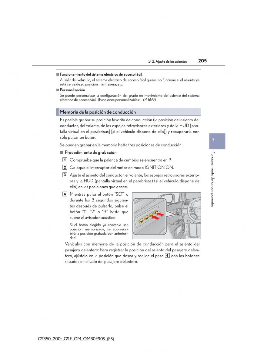 Lexus GS F IV 4 manual del propietario / page 205