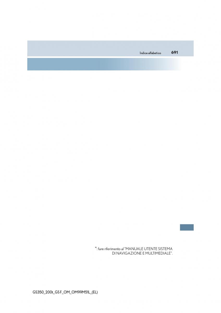 Lexus GS F IV 4 manuale del proprietario / page 691