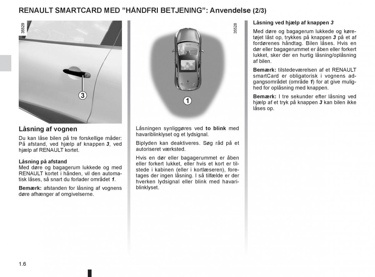 Renault Clio IV 4 Bilens instruktionsbog / page 12