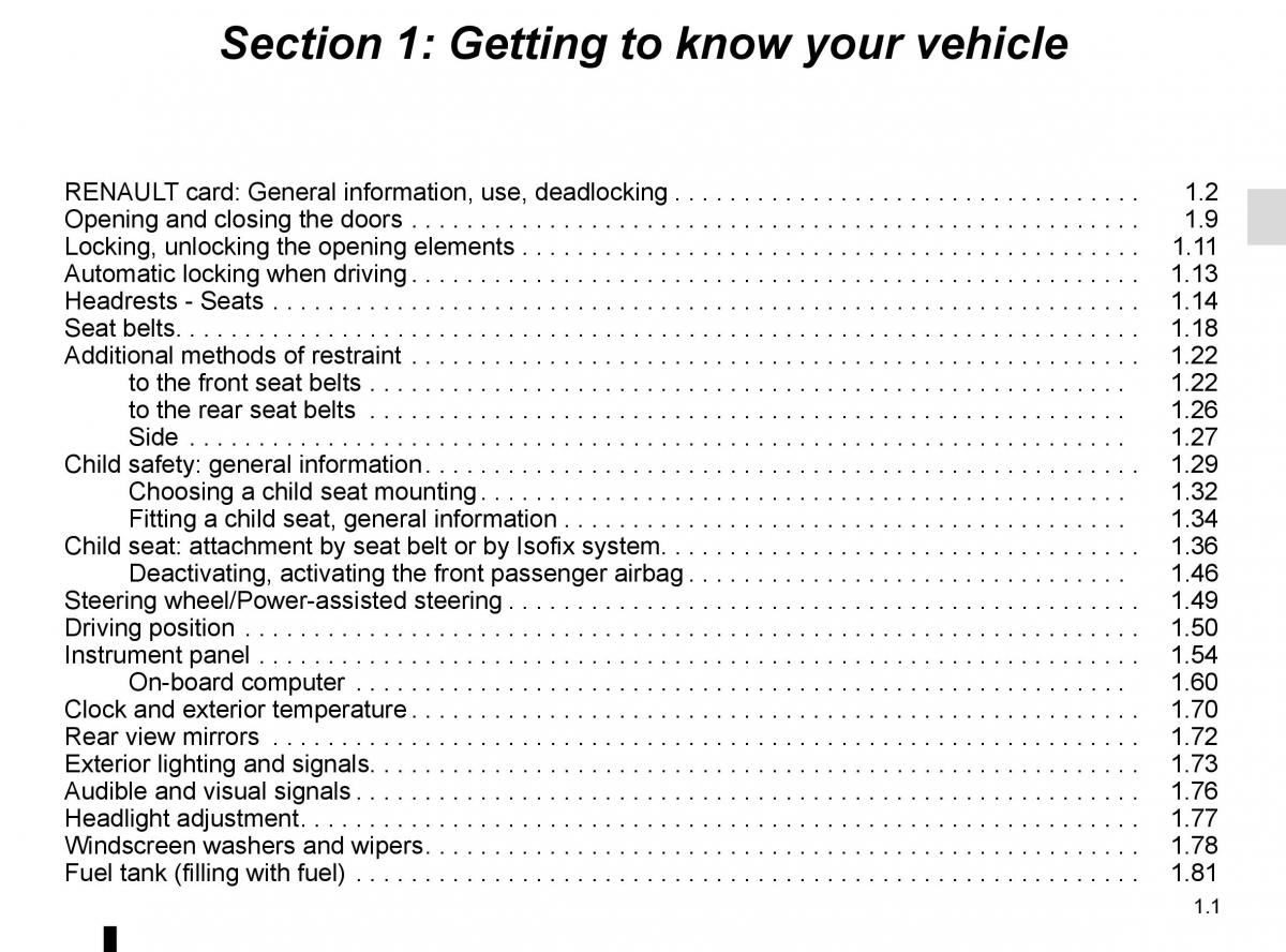 Renault Clio IV 4 owners manual / page 7
