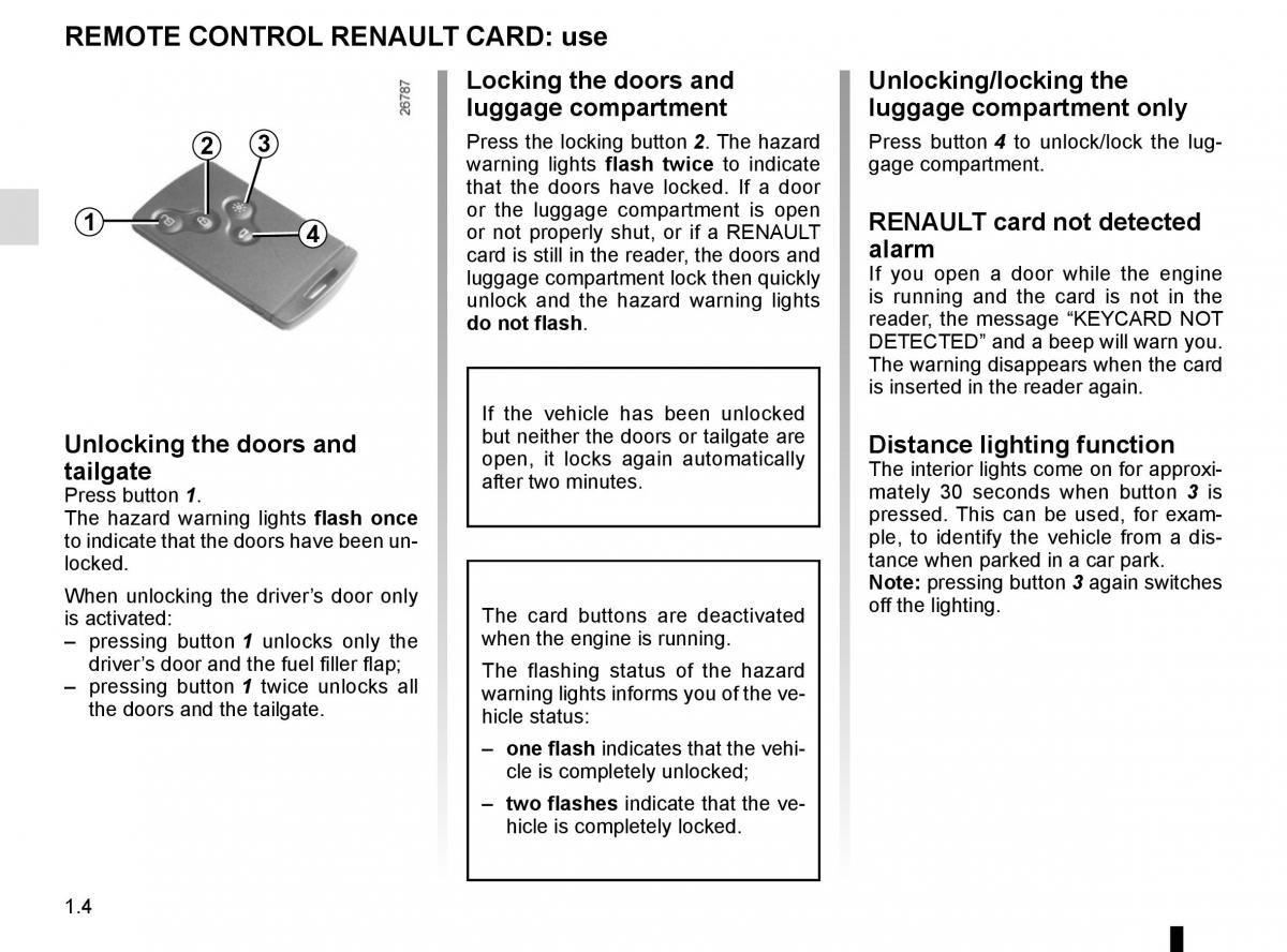 Renault Clio IV 4 owners manual / page 10