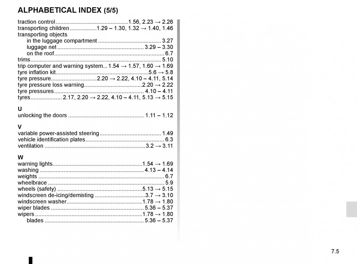 Renault Clio IV 4 owners manual / page 249