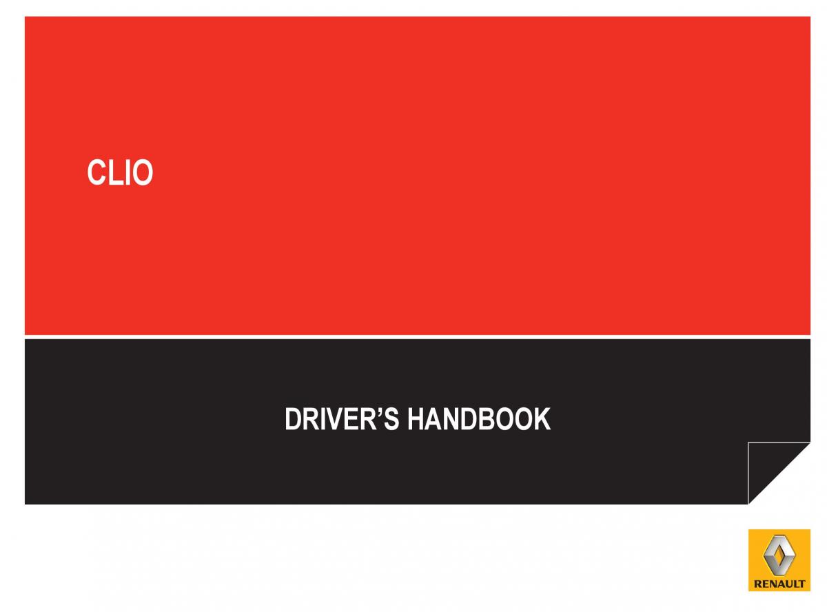 Renault Clio IV 4 owners manual / page 1