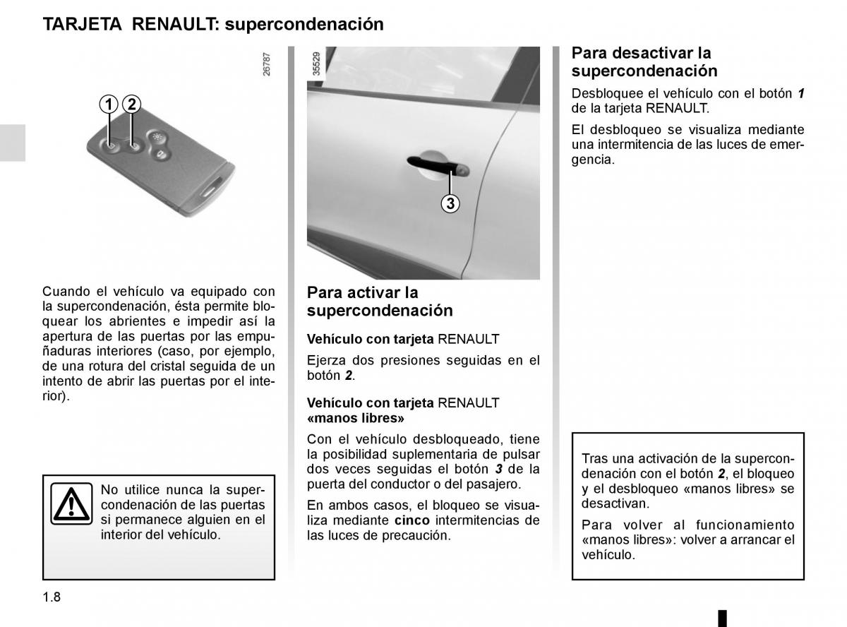 Renault Clio IV 4 manual del propietario / page 14