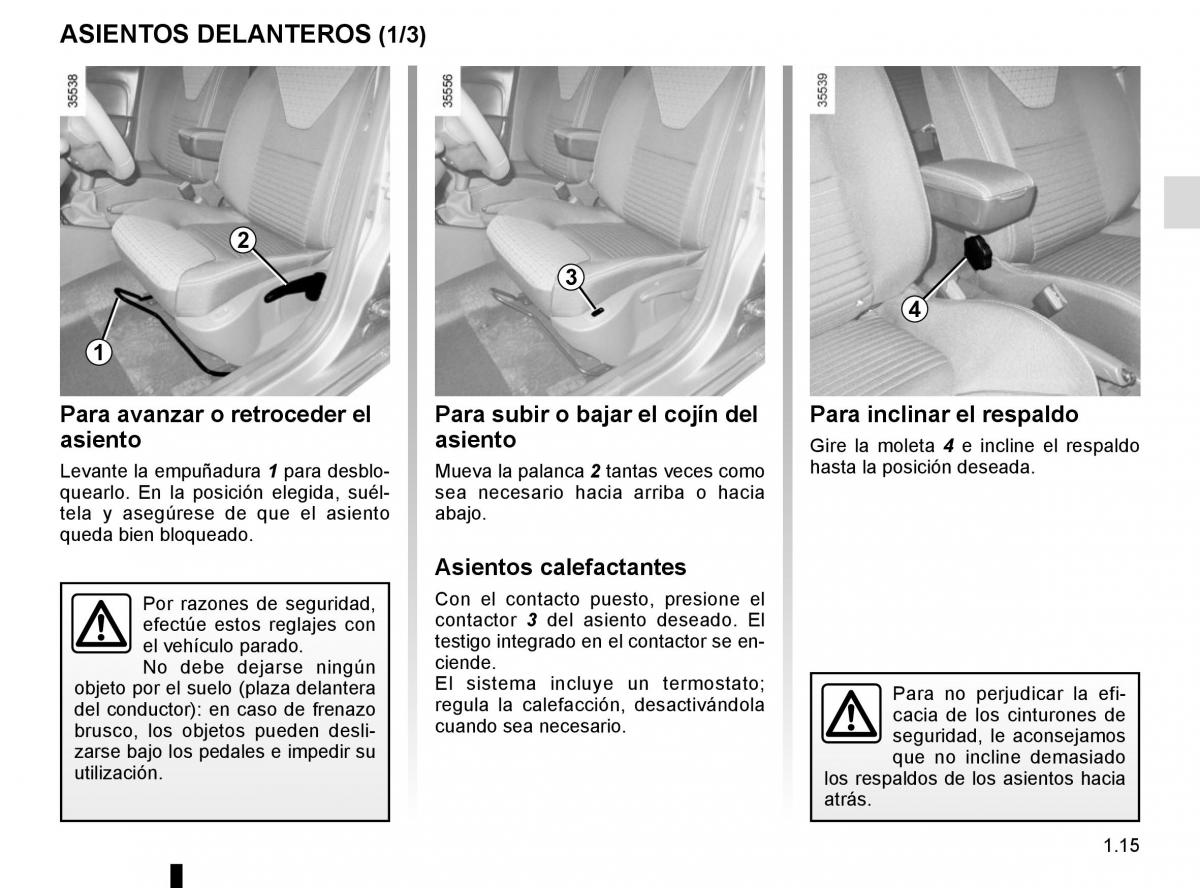 Renault Clio IV 4 manual del propietario / page 21