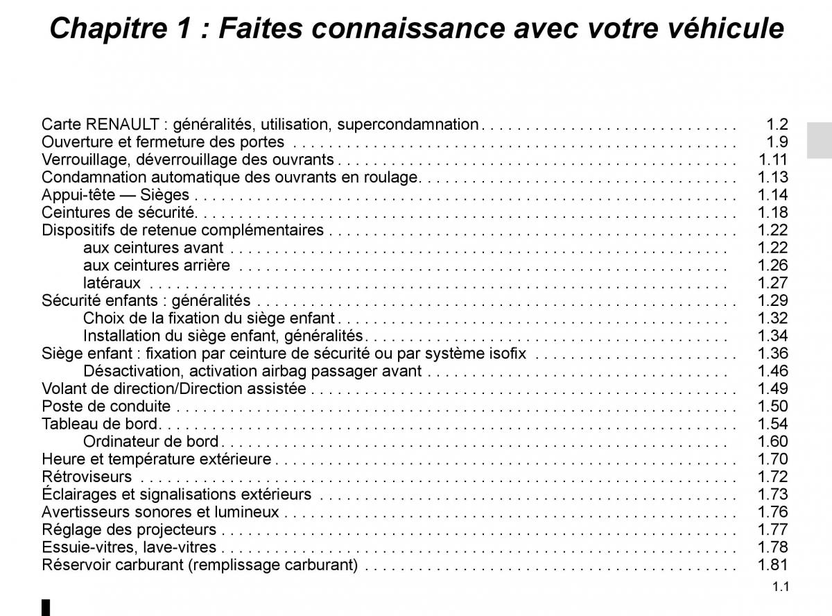 Renault Clio IV 4 manuel du proprietaire / page 7