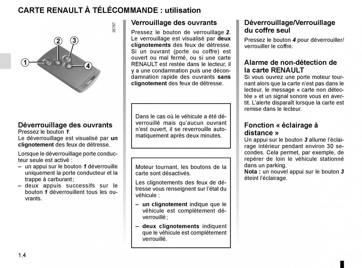 Renault Clio IV 4 manuel du proprietaire / page 10