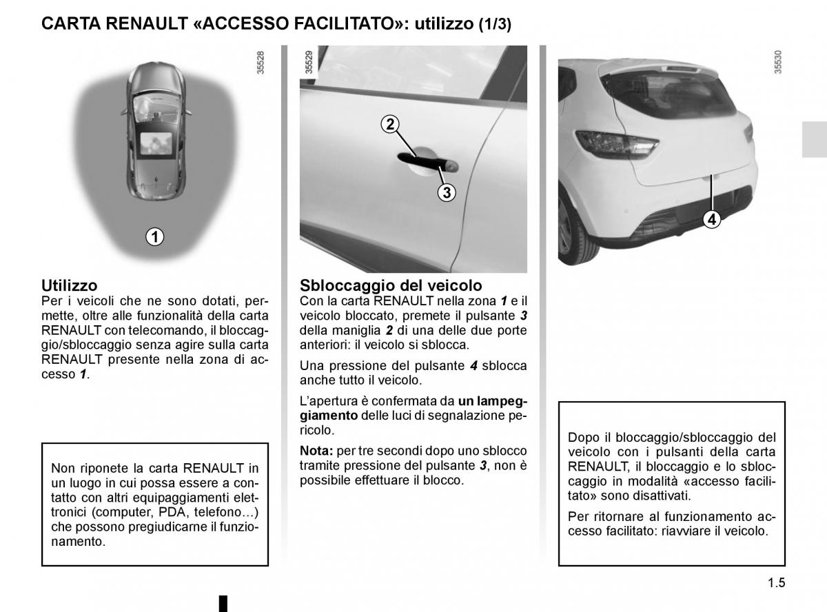 Renault Clio IV 4 manuale del proprietario / page 11