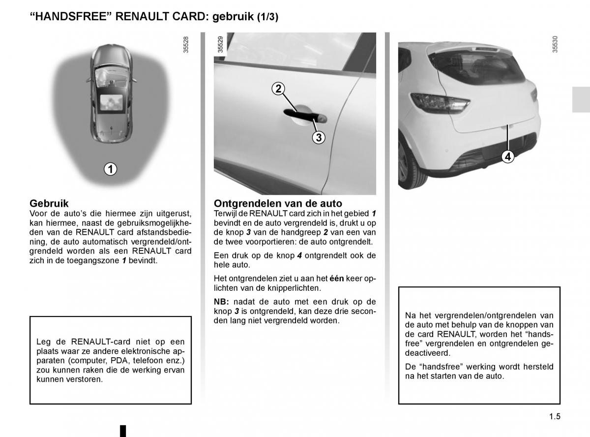 Renault Clio IV 4 handleiding / page 11