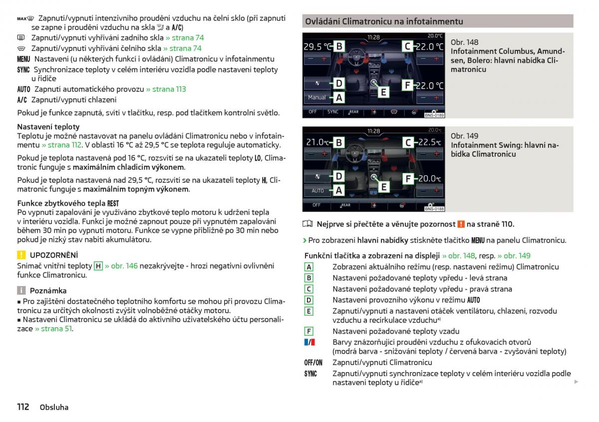 manual Skoda Kodiaq navod k obsludze / page 114