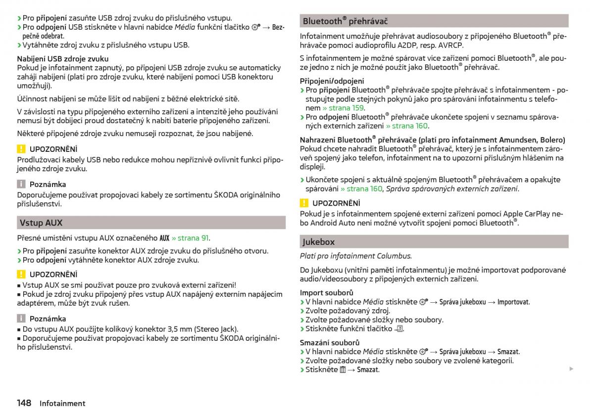 manual Skoda Kodiaq navod k obsludze / page 150