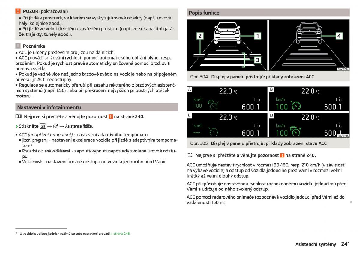 manual Skoda Kodiaq navod k obsludze / page 243