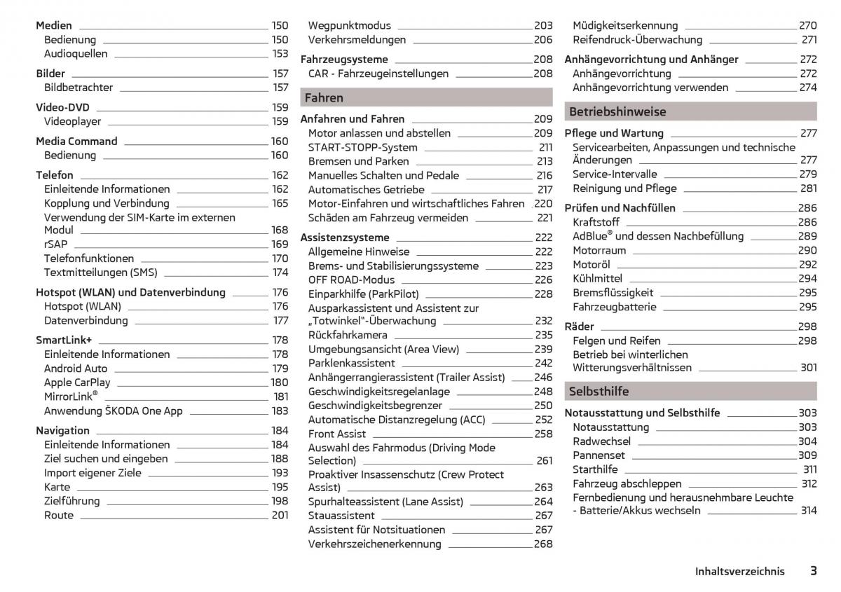 Skoda Kodiaq Handbuch / page 5