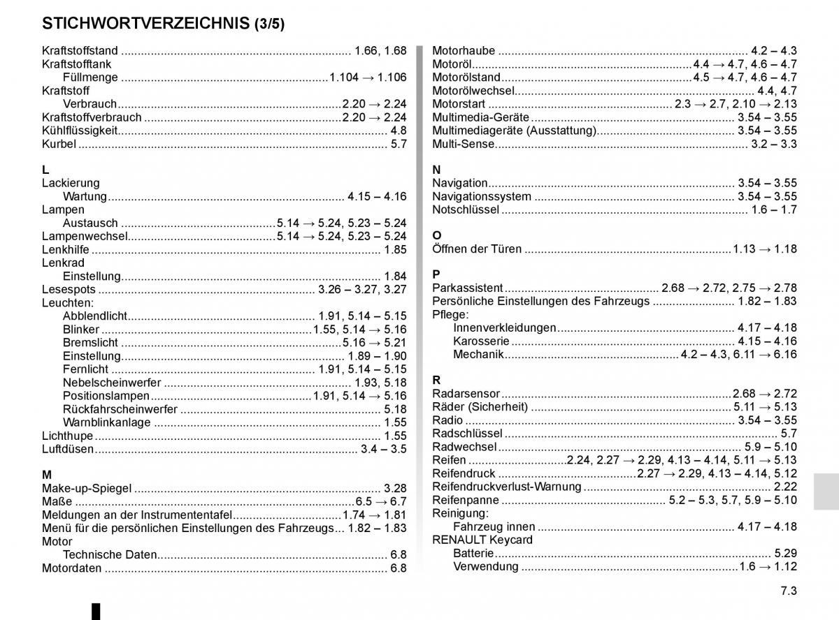 Renault Megane IV 4 Handbuch / page 335