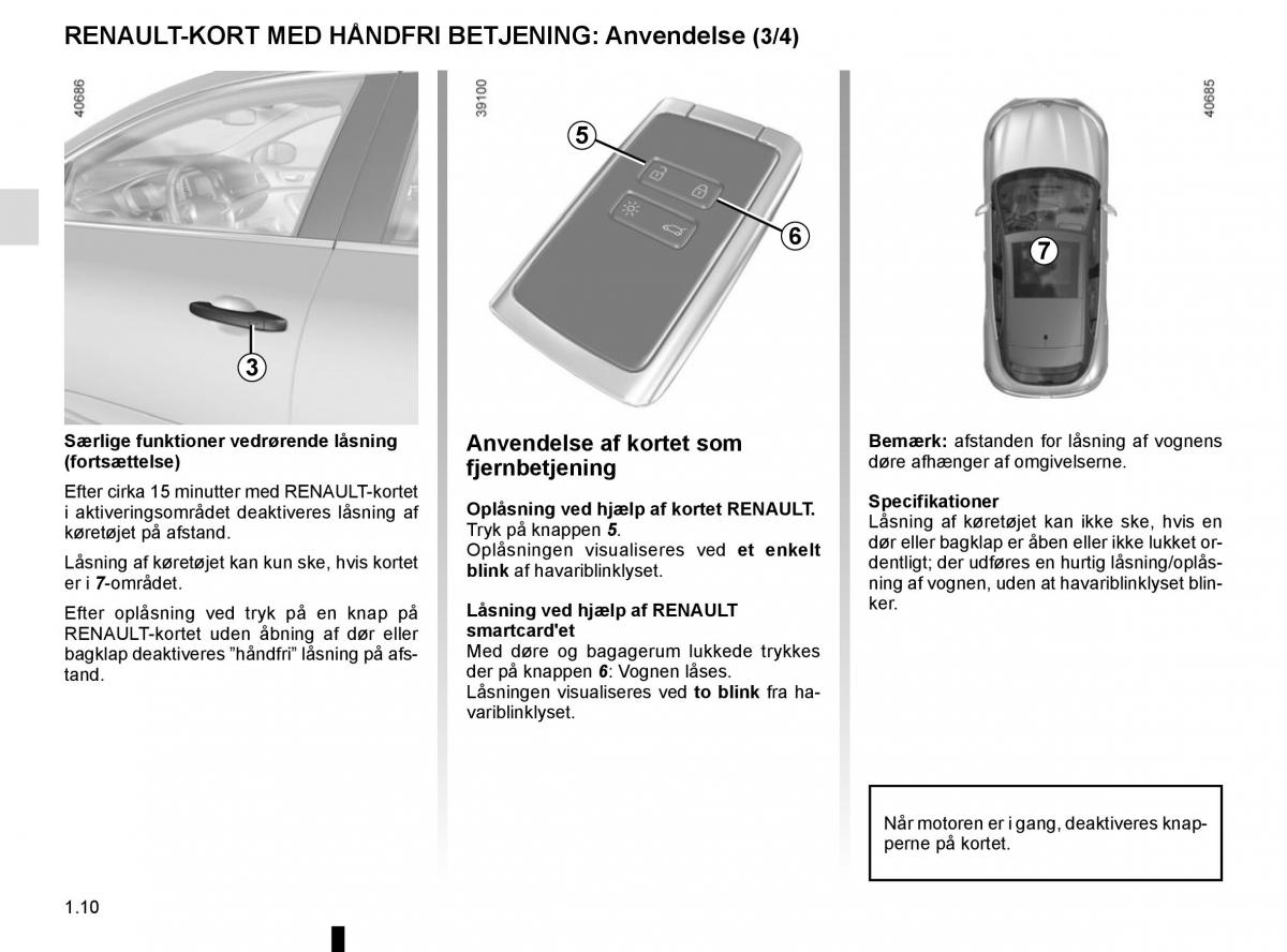 Renault Megane IV 4 Bilens instruktionsbog / page 16